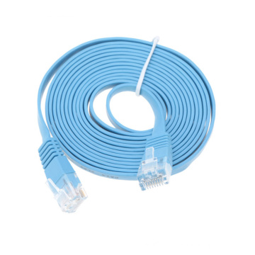 Connecteur RJ45 Cat6 UTP Câble de raccordement plat